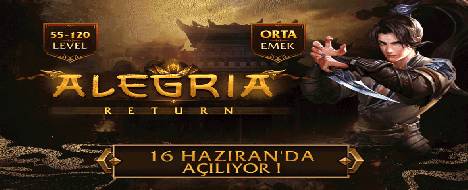 Alegria2 | New Server Return 16.06.2023