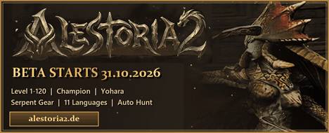 Alestoria2 - Metin2 Pserver Banner | Official-Like | Max Lv 120