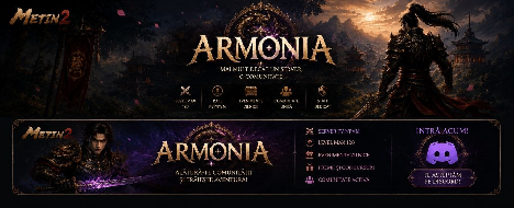 Armonia2 - Metin2 Pserver Banner | Oldschool | Max Lv 120