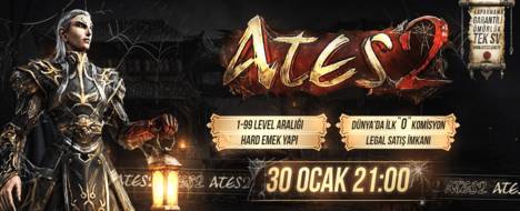 ATEŞ2 🔥1-99 OLDSCHOOL🔥30 OCAK CUMA 21.00 - Metin2 Pserver Banner | Official-Like | Max Lv 99