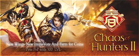 Chaos Of Hunters II  - Metin2 Pserver Banner | Official-Like | Max Lv 300