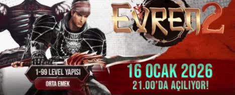 EVREN2 / 1-99 ORTA EMEK🔥16 OCAK'TA AÇILIYOR  - Metin2 Pserver Banner | Oficial-Like | Max Lv 99