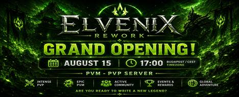 Elvenix Rework Global - Metin2 Pserver Banner | Newschool | Max Lv 30