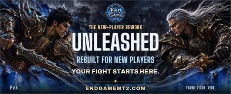 Endgame Unleashed - First PVX Server - Metin2 Pserver Banner | PvP | Max Lv 105