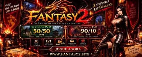 Fantasy2 - O Início de uma nova aventura! - Metin2 Pserver Banner | Newschool | Max Lv 120