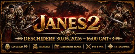 Janes2 | NewSchool Medium PVM - Metin2 Pserver Banner | Middleschool | Max Lv 99