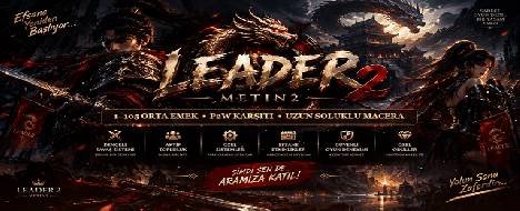 LEADER2 1-105 orta emek  - Metin2 Pserver Banner | PvP | Max Lv 105