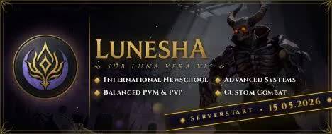 Lunesha.to - International Newschool Server - Metin2 Pserver Banner | Newschool | Max Lv 175