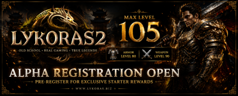 Lykoras2 - Metin2 Pserver Banner | Middleschool | Max Lv 105