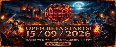 MT09REBORN - International OldStyle Server - Metin2 Pserver Banner | Oldschool | Max Lv 99
