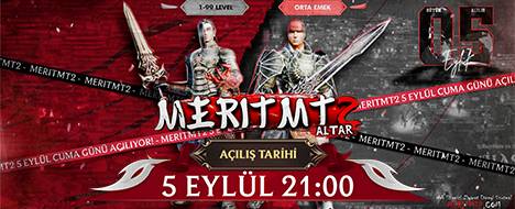 🎉 Meritmt2 5 Eylül Cuma 21:00'da Açılıyor! 