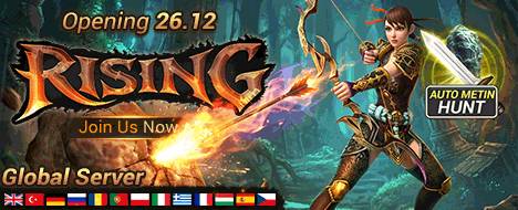 Rising - Merlis l 26.12 Auto Metin Hunt - Metin2 Pserver Banner | Official-Like | Max Lv 120
