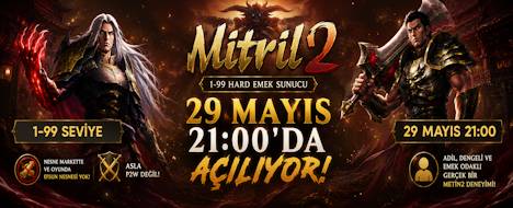 Mitril2 - Metin2 Pserver Banner | Oldschool | Max Lv 99