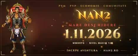 NaN2 – Your legend begins here. PvM Lv120 - Metin2 Pserver Banner | Middleschool | Max Lv 120