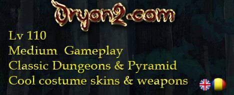 Oryon2 - MMORPG 2022 BETA Period - Metin2 Pserver Banner | Middleschool | Max Lv 110