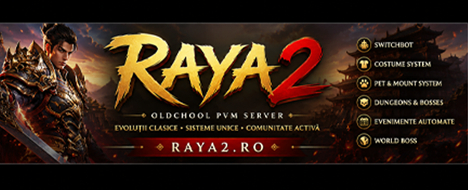 Raya2 PvM Oldschool | RO/EN - Metin2 Pserver Banner | Oldschool | Max Lv 127