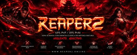 Reaper2 Easy PvM New-OldSchool - Metin2 Pserver Banner | PvP | Max Lv 120
