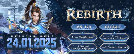 Rebirth2 Nova 55-120 Farm Server  - Metin2 Pserver Banner | Newschool | Max Lv 120