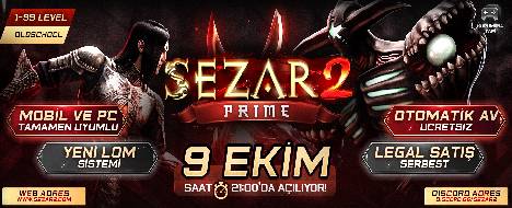 Sezar2 - Metin2 Pserver Banner | Oldschool | Max Lv 99
