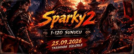 SparkyMt2 - Metin2 Pserver Banner | Oldschool | Max Lv 120