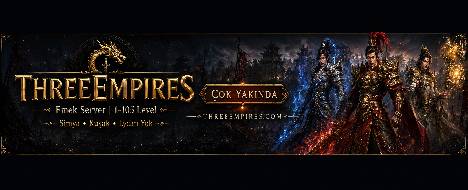 ThreeEmpires Çok Yakında | Emek Server | - Metin2 Pserver Banner | Oldschool | Max Lv 105