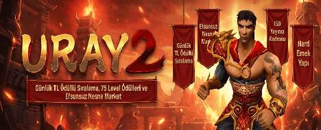 Uray2 - Hard Emek - Metin2 Pserver Banner | Oldschool | Max Lv 75