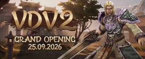 VDV2 | 25.09.2026 | Sistemas QoL | Médio-Difí - Metin2 Pserver Banner | Middleschool | Max Lv 99