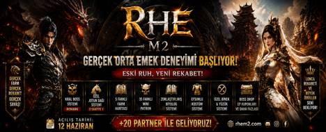 rhem2 65/250 ORTA EMEK YAPISI İLE - Metin2 Pserver Banner | PvP | Max Lv 250